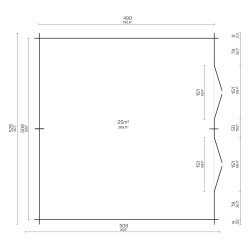Linde Brndeskur 25 m2