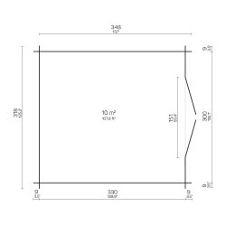 Malling Brndeskur 10 m2