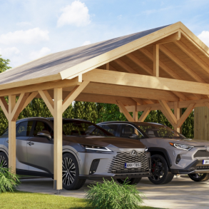 Vodskov Carport 20,96 m2