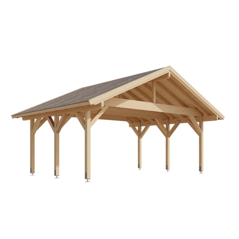 Vodskov Carport 20,96 m2