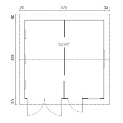 Dalmose Garage 33,1 m2