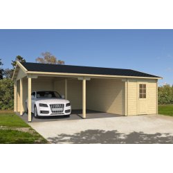 Farum Carport med Redskabsrum 32,9 m2+14 m2