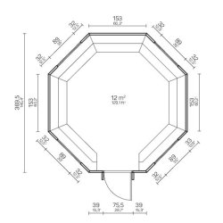 Bajlum Grillhytte 12 m2