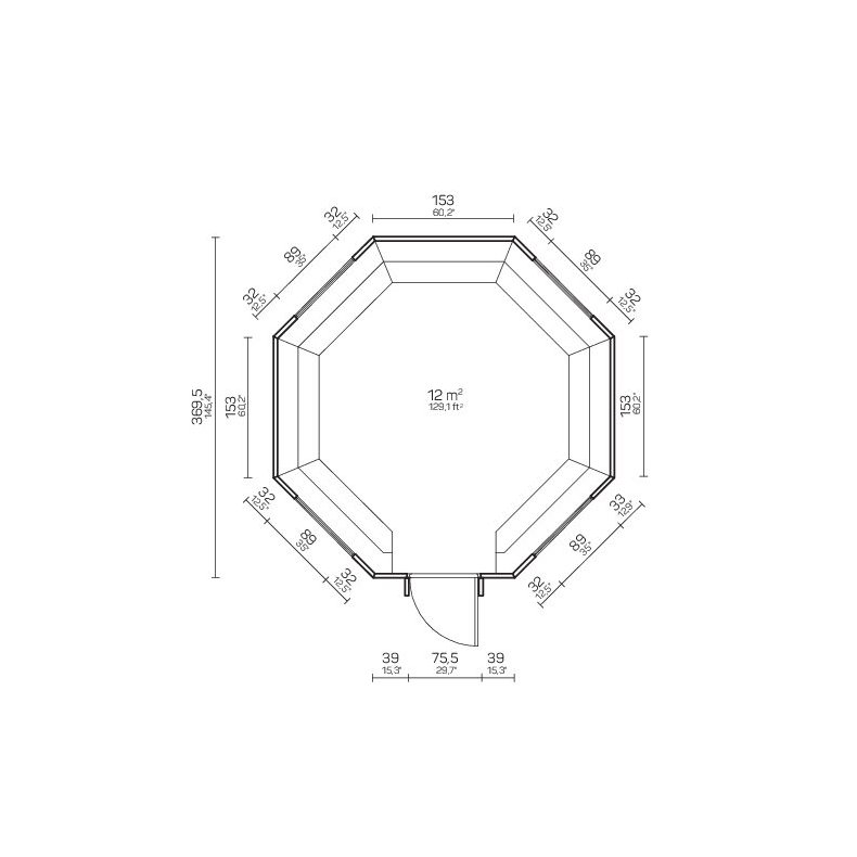 Bajlum Grillhytte 12 m2