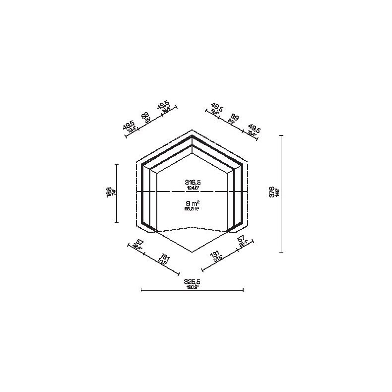 Engesvang Grillhytte 9 m2