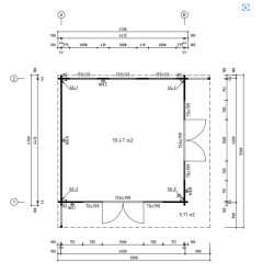 Assens Havehus 20 m2