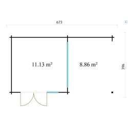 Kerteminde Havehus 11 m2