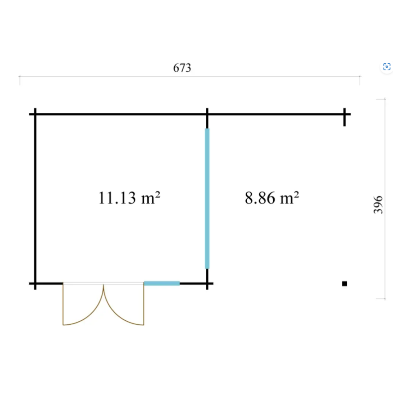 Kerteminde Havehus 11 m2