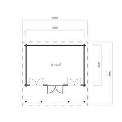 Bramming Havehus 19,19 m2