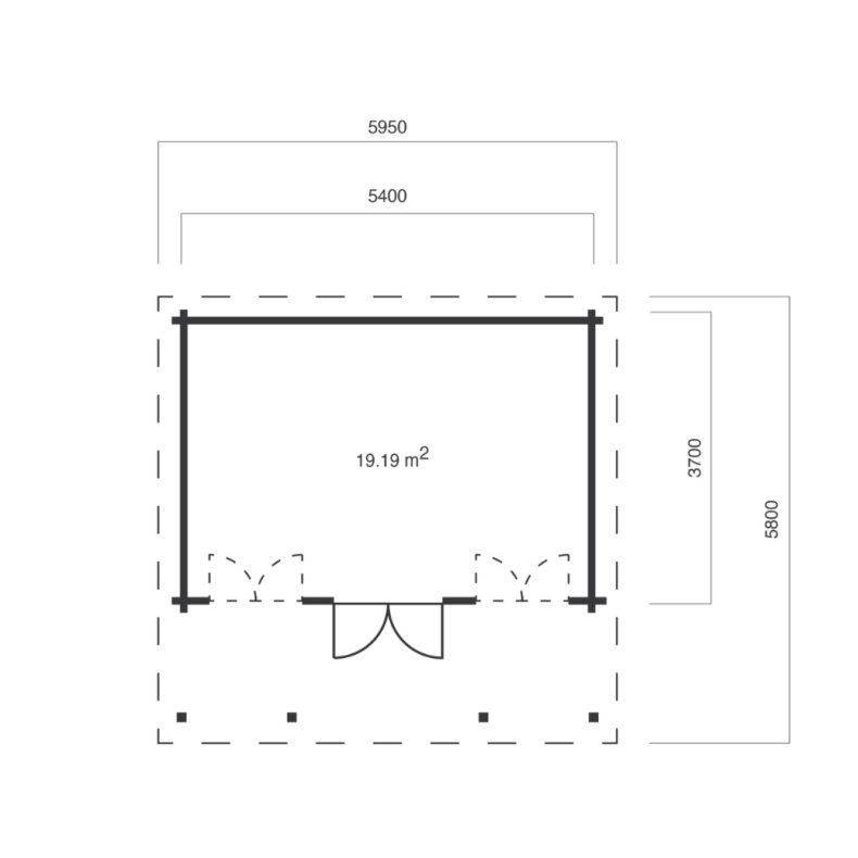 Bramming Havehus 19,19 m2