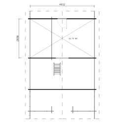 Dybvad Havehus 20,91 m2