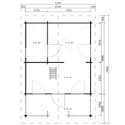 Dybvad Havehus 20,91 m2