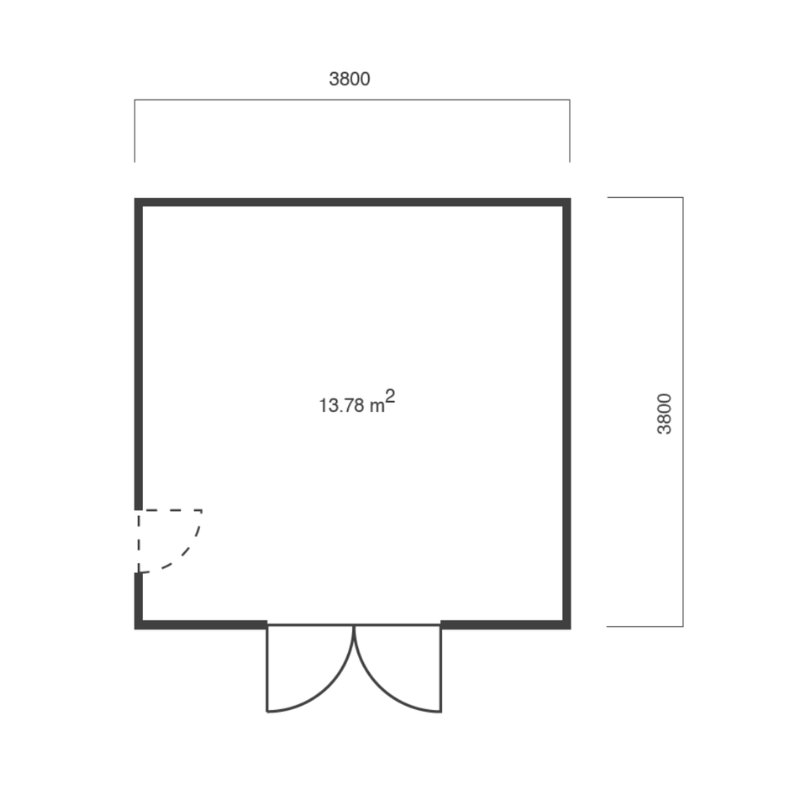 Galten Havehus 13,78 m2