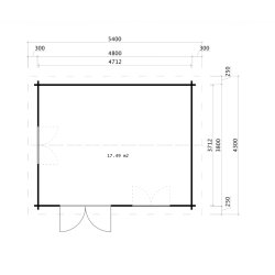 Gandrup Havehus 17.49 m2