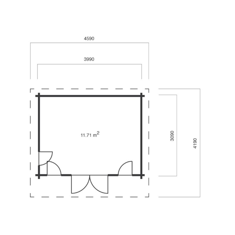 Gentofte Havehus 11,71 m2