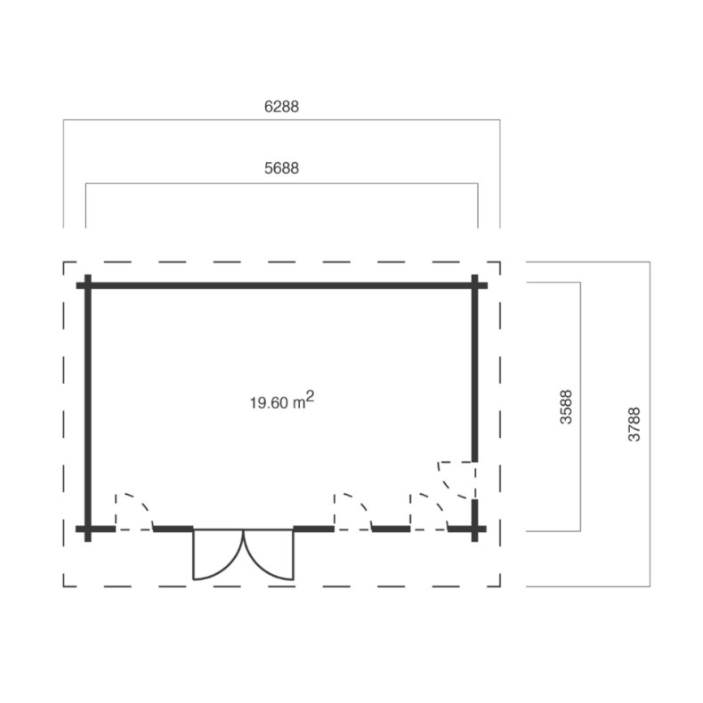 Hellerup Havehus 19,6 m2