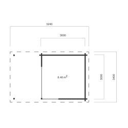 Holsted Havehus 8,48 m2