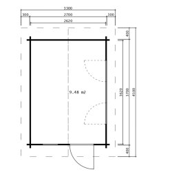 Ikast Havehus 9,48 m2