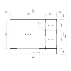 Karby Havehus 20,23 m2