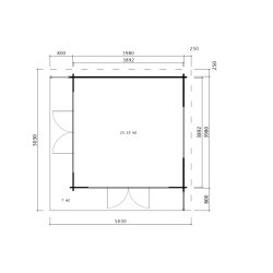 Solbjerg Havehus 15,15 m2