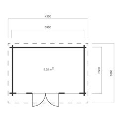 Tommerup Havehus 9,32 m2