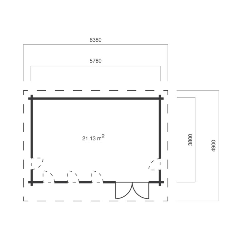 Valby Havehus 21,13 m2
