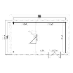 Assens Havehus 12,33 m2