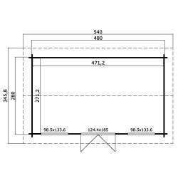 Bogense Havehus 12,78 m2