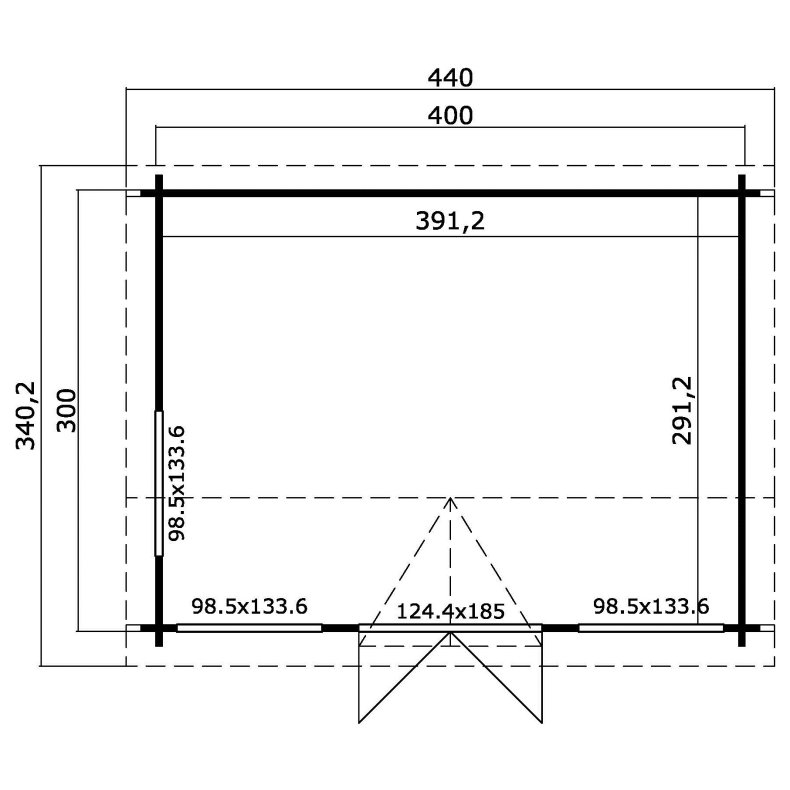 Brande Havehus 11,39 m2