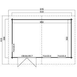 Greve Havehus 16,16 m2