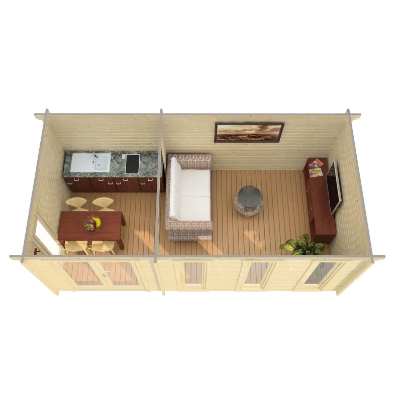 Bovbjerg Havehus 15,5 m2