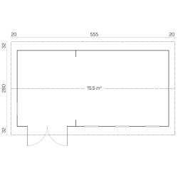 Bovbjerg Havehus 15,5 m2