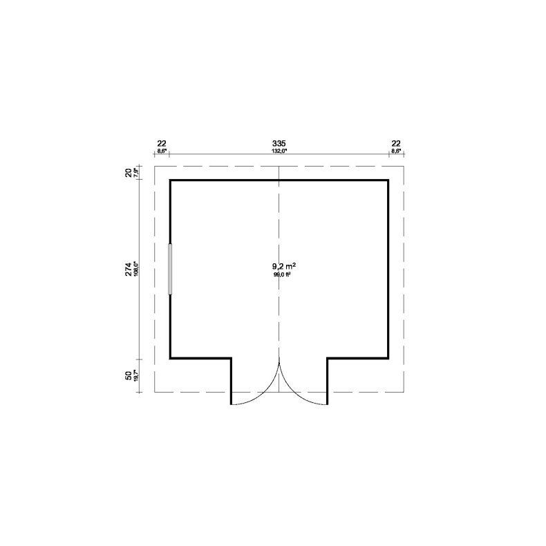 Breum Havehus 9,2 m2