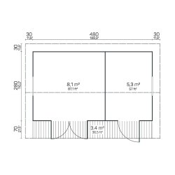 Faaborg Havehus 13,4 m2