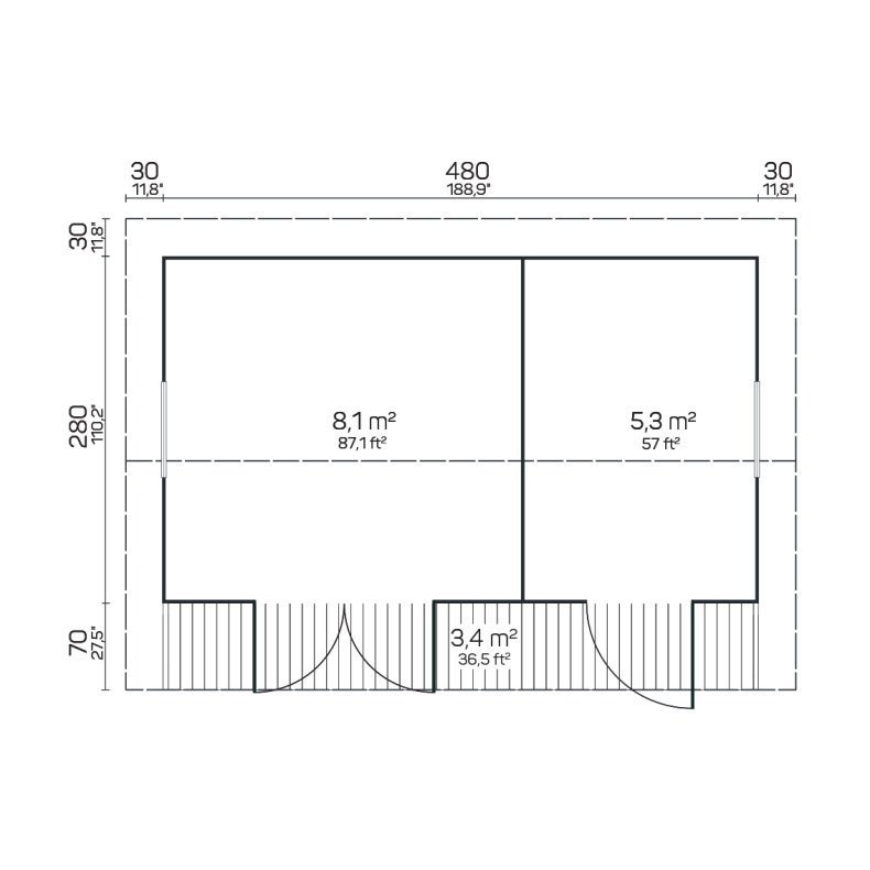 Faaborg Havehus 13,4 m2
