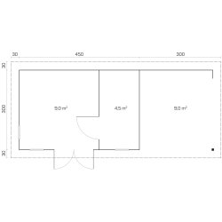 Holte Havehus 13,5 m2