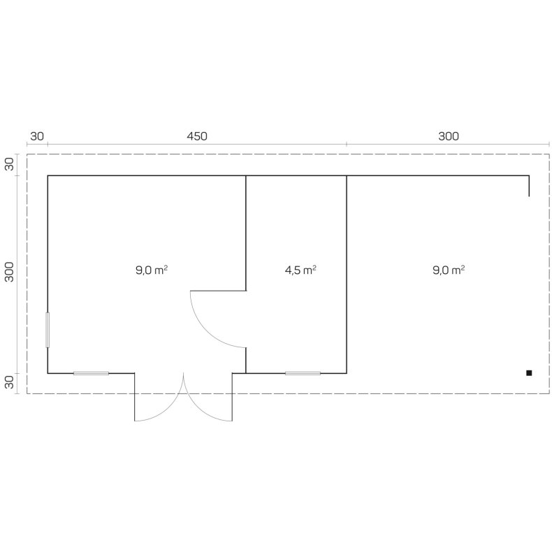 Holte Havehus 13,5 m2