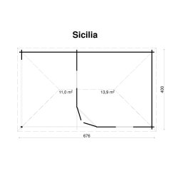 Hostrup Havehus 24,9 m2 (13,9 m2)