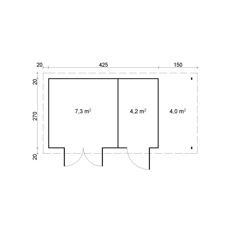 Karise Havehus 11,5 m2