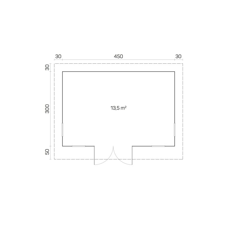 Klarup Havehus 13,5 m2