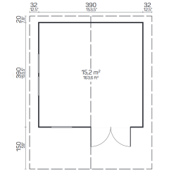 Mariager Havehus 15,2 m2
