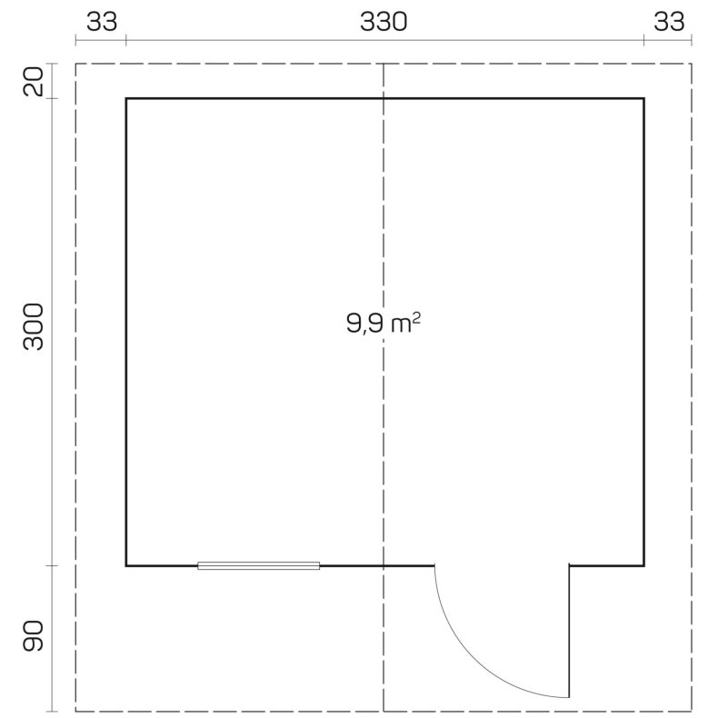 Roslev Havehus 9,9 m2