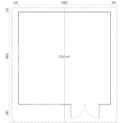 Terndrup Havehus 23 m2