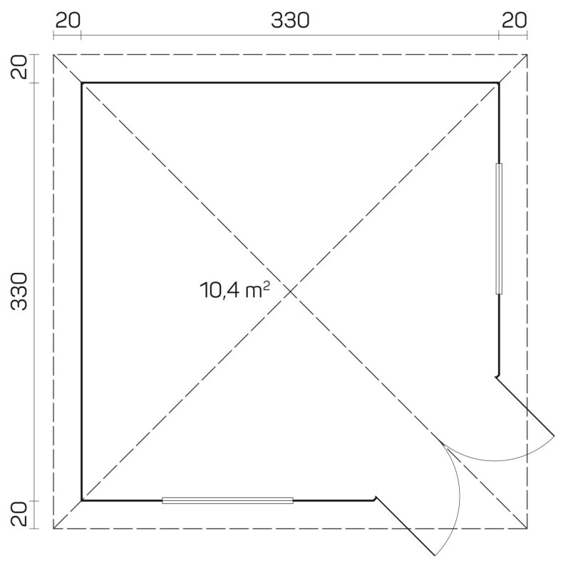 Tilst Havehus 10,4 m2