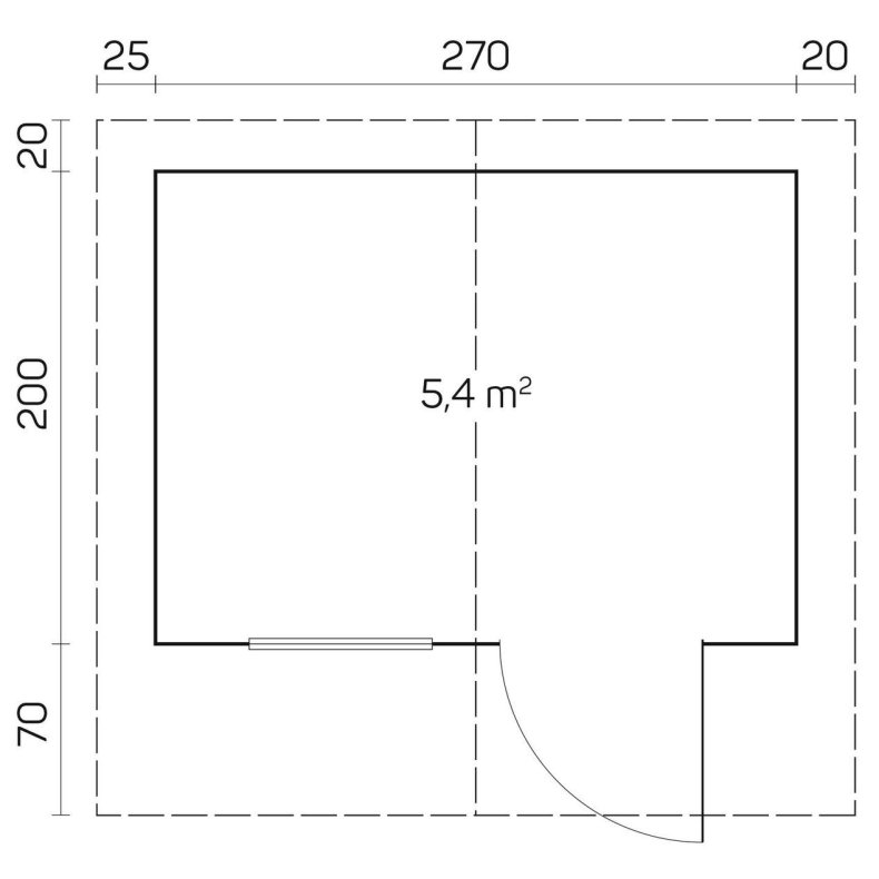 Tylstrup Havehus 5,4 m2