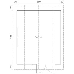 Vojens Havehus 14,9 m2