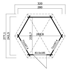 Brenderup Pavillon 4,73 m2