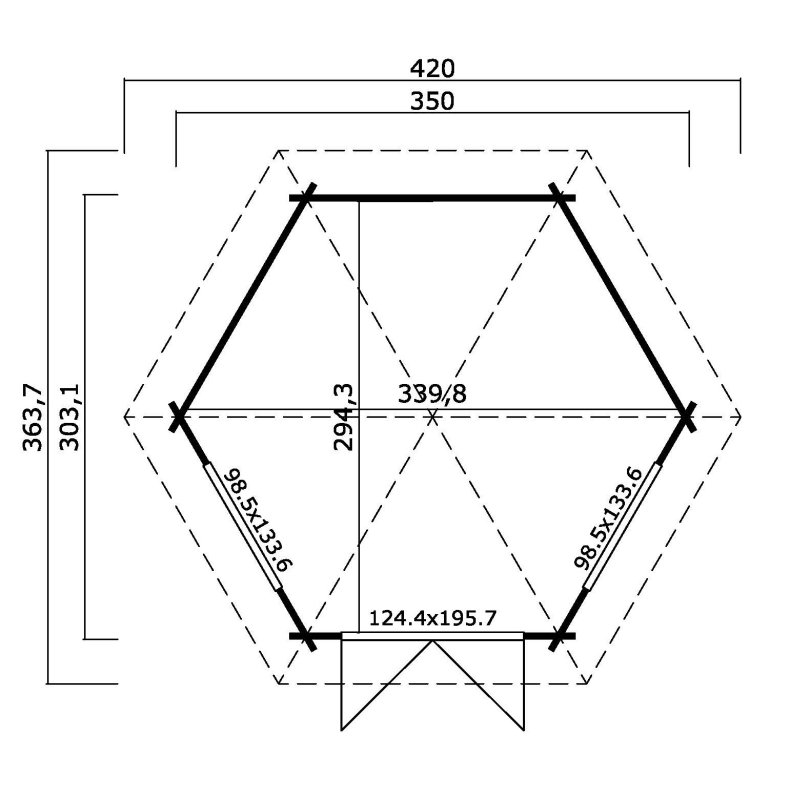 Mogenstrup Pavillon 7,5 m2