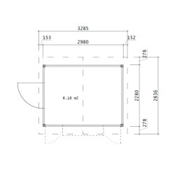 Lunderskov Salgsbod 6,18 m2
