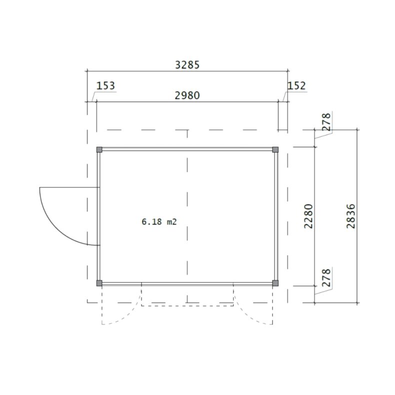 Lunderskov Salgsbod 6,18 m2